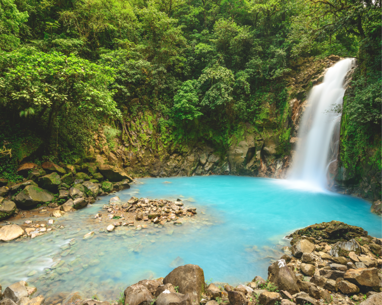 Rio Celeste waterfall